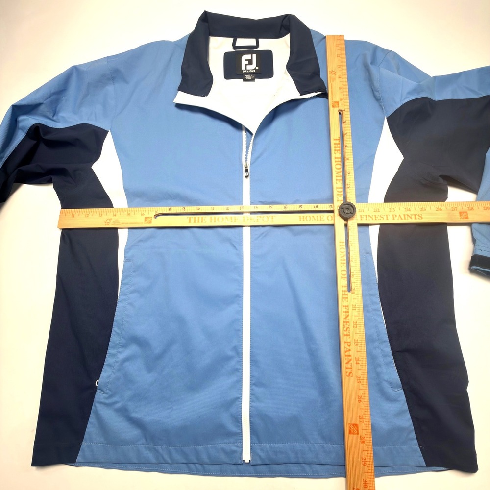 FootJoy DryJoys HydroLite Golf Jacket Mens XL Blue North South - Picture 4 of 11